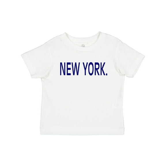 Inktastic New York in Blue Text Boys or Girls Baby T-Shirt