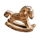 thumbnail image 4 of Caballo mecedor de madera para decoración de mesa, pequeño, adorno para centro de mesa, decoración artística Caqui, 4 of 9