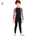 thumbnail image 2 of Traje de buceo traje de buceo secado rápido niños traje largo manga larga y pantalones juventud de traje de baño de cuerpo completo para snorkeling navegando negro l Scienceny OD003661-08, 2 of 7
