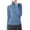 Blue, variant on Abtuhar Women Long Sleeve Tops Solid High Neck Slim Straight Hem Soft Fabric Fall Shirts