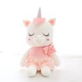 thumbnail image 2 of Set de regalo de peluche con forma de unicornio de peluche, 48 cm, supersuave para bebés, 2 of 5