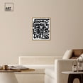 thumbnail image 3 of Bless Canvas Modern Black And White Abstract Wall Art by Art Remedy, Gold Frame, 24" x 30", 3 of 7