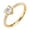 1.2mm * 8mm Gold, variant on Titanium Micro Cubic Zirconia Hinged Nose Hoop Ring Body Jewelry Unisex
