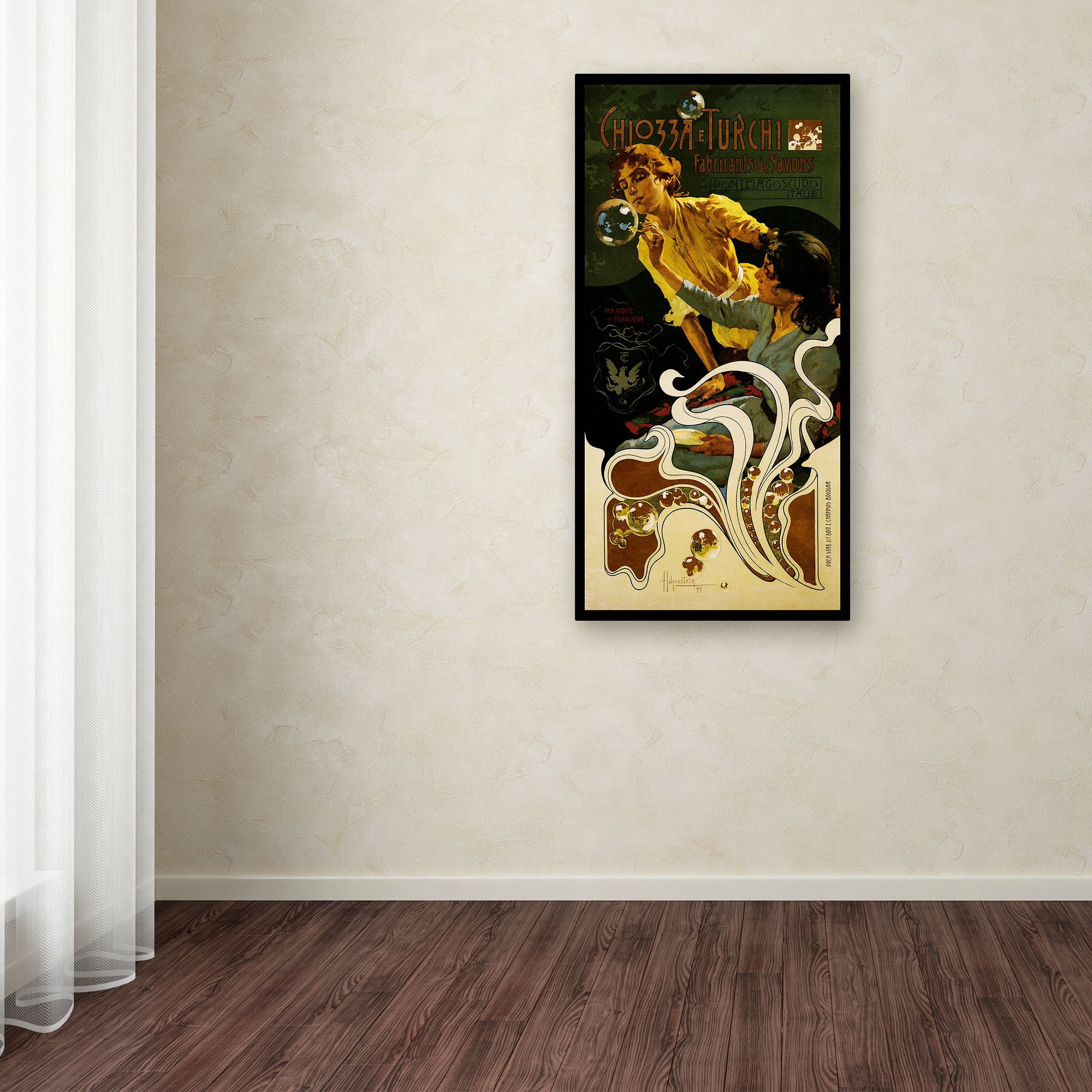 Vintage Lavoie 'Ads-0097-1899' Canvas Art