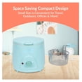 thumbnail image 4 of NEW 1.5-QUART DEEP FRYER, BLUE,120°F TO 400°F HEAT, SPACE-SAVING DESIGN, COOK OTHER MEATS, FISH, VEGGIES, CAKES, FRUITS, AND SO MUCH MORE, COOK YOUR FAVORITE DEEP-FRIED FOODS QUICKLY AND EFFICIENTLY., 4 of 8