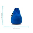 thumbnail image 2 of Sillón Puff Pera Puff Mx Kids Nylon Azul Rey, 2 of 3