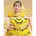 thumbnail image 6 of RMGVDSD Kids Girls Belly Dance Sequin Dance Clothes Pleated Dress Set Party Performence Suits Carnival Sets Girl's 2 Piece Outfit Set 9-10 Years, 6 of 7