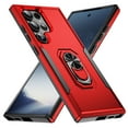 thumbnail image 6 of for Samsung Galaxy S24 Ultra Case, Slim Fit Military Grade Drop Tested Dual Layer Shockproof Case with 360 Ring Holder Kickstand Protective Rugged Car Magnetic Non-Slip Phone Case,Red+Black, 6 of 9