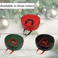 thumbnail image 5 of Heavy Duty Wreath Storage Bag,Christmas Wreath Storage Container with Double Zipper & Sturdy Handle,Large Capacity Designs Suitable for Storing Holiday Decorations(35.4x7.8inch), 5 of 6