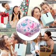 thumbnail image 5 of Wearable Blanket,Pink Dinosaurs Flowers Leaves Pattern Hooded Wearable Flannel Blanket for Adults & Teens with Buckle,Winter Poncho Shawl Wrap Cape,50"x60", 5 of 5