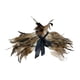 thumbnail image 1 of Bufanda de plumas góticas para el hombro, accesorio fotográfico cómodo, chal de plumas con amuleto Marrón, 1 of 9
