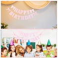 thumbnail image 3 of KAKOWELY 1 juego de banderines con lazos para fiestas, decoraciones colgantes con espirales para cumpleaños de niñas, linda guirnalda de lazos de papel para fiestas de cumpleaños., 3 of 4