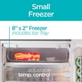 thumbnail image 2 of Black + Decker BCRK43V Compact Refrigerator Energy Star Single Door Mini Fridge with Freezer, 4.3 Cubic Ft., VCM, 2 of 7