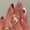 B, variant on 30Pcs Halloween Press on Nails Medium Almond Ghost Fake Nails 3D Black Cat Pumpkin Glue on Nails Maple Leaf Moon Goth False Nails Fall Stick on Nails Handmade Halloween Acrylic Nails for Women