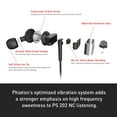 thumbnail image 4 of Phiaton PS 202 NC Wired Active Noise Cancelling Earbuds with Mic - Compact Design, Inline Remote, 3.5mm Headphone Jack. Travel, Airplanes and Train, 4 of 7