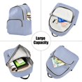 thumbnail image 5 of JIALIOU Mini Backpack Purse for Women Quilted Casual Daypack Small Travel Shoulder Bag, Pastel Blue, 5 of 7