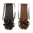 thumbnail image 2 of Peluca de Pelo y Rizado de 58 cm para Mujer, de Caballo, Estilo de Flor de Pera, Peluca Ondulada Grande, de Caballo de Pelo y Rizado Realista A, 2 of 5