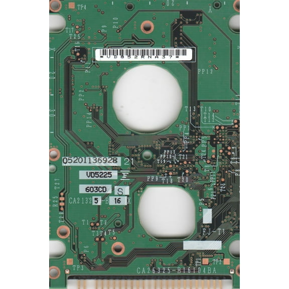 MHT2060AT PL, PN CA06297-B25600DL, Fujitsu 60GB IDE 2.5 PCB