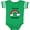 Football Green and White, variant on Inktastic I Love my Godmother Boys or Girls Baby Bodysuit