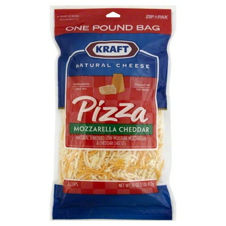 Kraft Pizza! Mozzarella & Cheddar Shredded Cheese, 16 oz