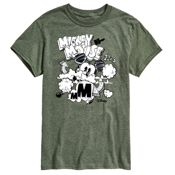 Disney - Mickey Mouse - Doodles & Clouds Sketch - Men's Short Sleeve Graphic T-Shirt