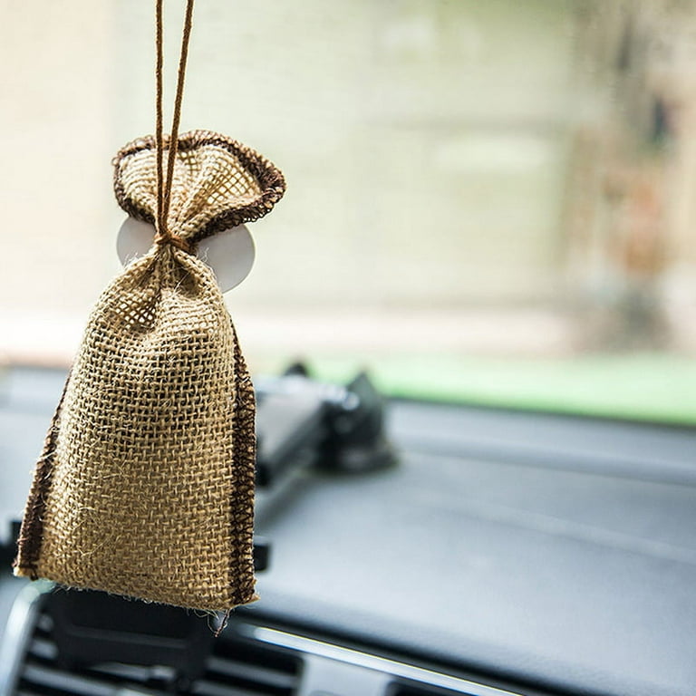 Coffee Bean Hanging Sachet Coffee Perfume Aromatherapy Car Pendant Rear  View Mirror 