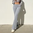 thumbnail image 2 of Pantalon Évasé Basique Sexy Décontracté Y2K Slim Taille Basse Boot Cut Femmes 2024 Automne Printemps Mode Mode Urbaine, 2 of 5