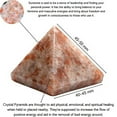 thumbnail image 5 of Sunstone Crystal Pyramid 2" Inch, 5 of 5