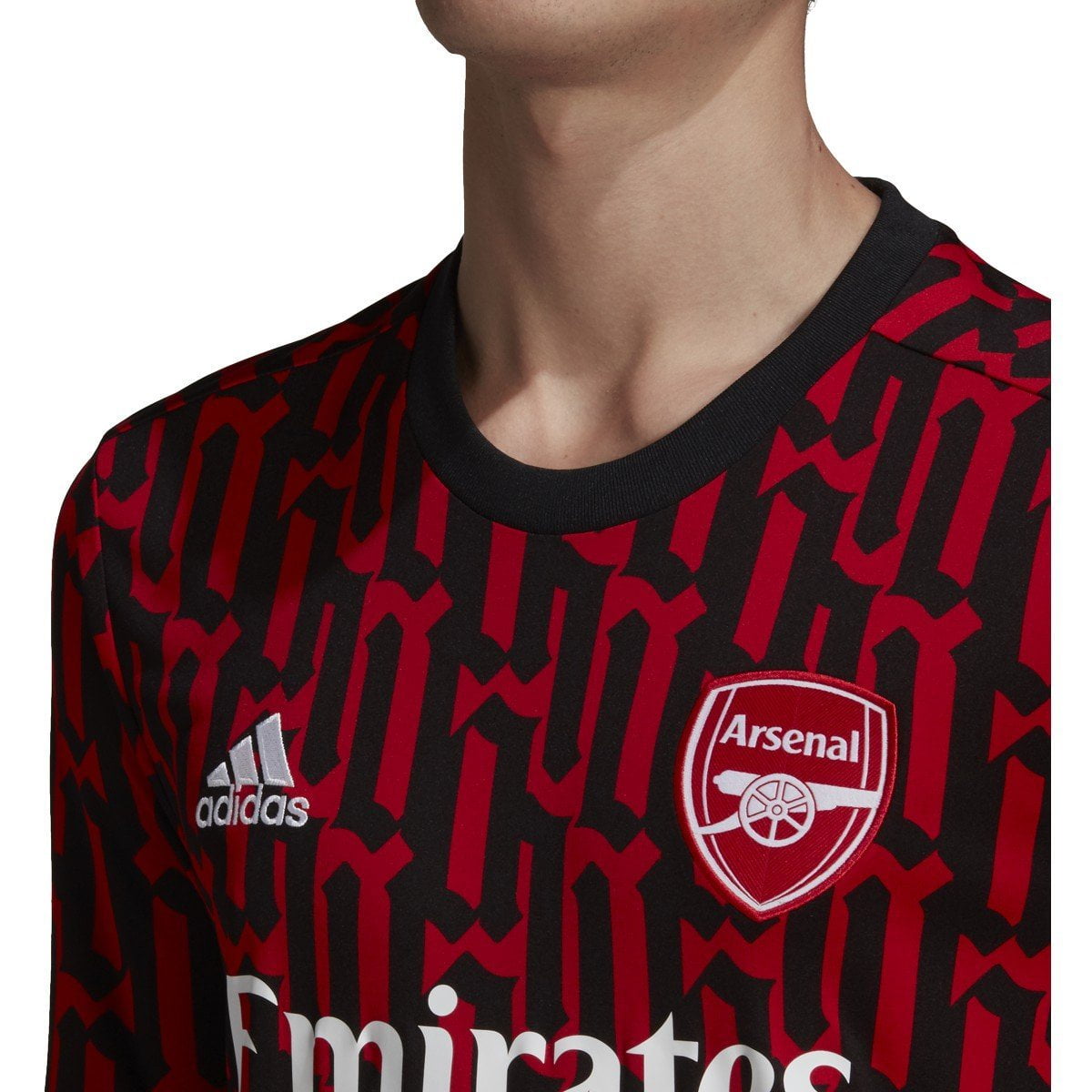 adidas Men's 2020-21 Arsenal Pre-Match Jersey | FQ6191