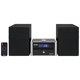 thumbnail image 1 of Jensen JBS-210 Sistema estéreo compacto moderno de 3 piezas con Bluetooth, reproductor de CD, estéreo digital AM/FM con altavoces, entrada auxiliar y control remoto incluidos (negro/plateado), 1 of 5