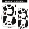 thumbnail image 2 of Cow Print Duplex Wall Plate Farm Animal White Black Brown Cow Skin Print Wall Plate Duplex Receptacle Plug Cover 1-Gang Light Switch Cover Plate Home Decorative Office 4.5" X 2.76", 2 of 7