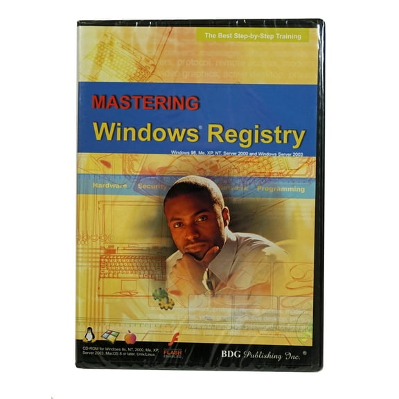 Mastering Windows Registry Training Software - Step by Step Tutorial CD