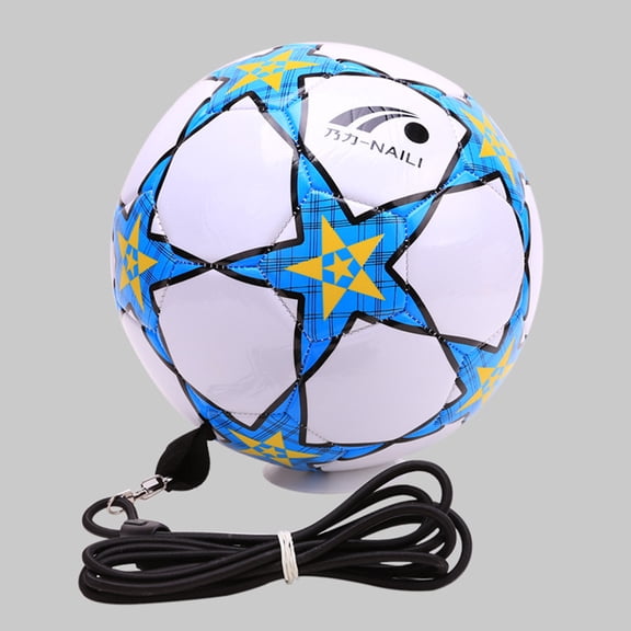 OFFIGAM Soccer Skills Equipment For Kids Flexible Black and White Football 1Set for Fan Gear