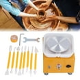 thumbnail image 4 of Mini Roue de Poterie pour Débutants, Machine Électrique Mini Roue de Poterie pour Enfants, Outils en Argile Céramique Électrique avec Plateau, Vitesse Réglable 0-2000 Tr/min, pour Enfants Débutants, 4 of 8
