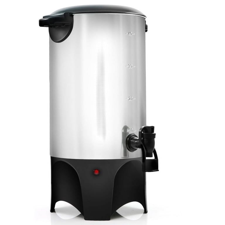 Elite Cuisine 40-Cup Stainless Steel Coffee Maker Urn photo 1