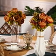 thumbnail image 3 of 2PCS Artificial Peony Silk Flowers Bouquet for Wedding Home Garden Party Decoration, 3 of 7