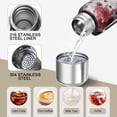 thumbnail image 3 of 20 Oz Pioneer Flower Coffee Tumbler Double Wall Insulated Stainless Steel Water Bottle | Metal Reusable Thermoses Flask with Cup Cap | Leak & Sweat Proof with Anti-Dust Lid, 3 of 7