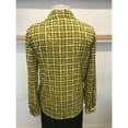 thumbnail image 3 of Yellow And Black Window Pane Plaid Blouse (Style# 9045), 3 of 3