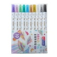 thumbnail image 1 of Amdohai 10 Colors Highlighters Set Double Tipped Colored Pens Felt Tip Marker Pens Assorted Colors for Teachers and Students Notes Taking Reading Painting Artists Sketching, 1 of 8