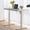 White, variant on KOWO K302 Adult Tempered Glass Electric Height Adjustable Standing Desk with Drawer, 23.6 in x 47.2 in, White, 1 Pack