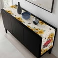thumbnail image 5 of Spring Yellow Sunflowers Table Runner 72 Inches Long, Farmhouse Car Bees Country Kitchen Coffee Dining Table Decoration for Home Party Birthday Wedding Home Decor 18x72 Inches, 5 of 8