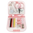 thumbnail image 1 of fastboy Needlework Sewing Household Stitching Buttons Box Portable Carrying Travel Needles Emergency Needle-threading Device Reusable Pink, 1 of 7