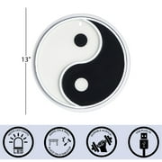 Urban Shop Ying Yang Light Up Neon Sign, 17 H