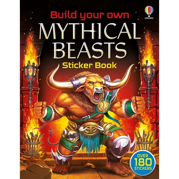 Build Your Own Sticker Book Build Your Own Mythical Beasts, (Paperback)