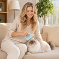 thumbnail image 5 of 4 inch Pet Deshedding Comb, Cat Ear Shaped Floating Fur Remover, Gentle Cleaning Grooming Brush for Dog Cat Shedding Hair Care, 5 of 5