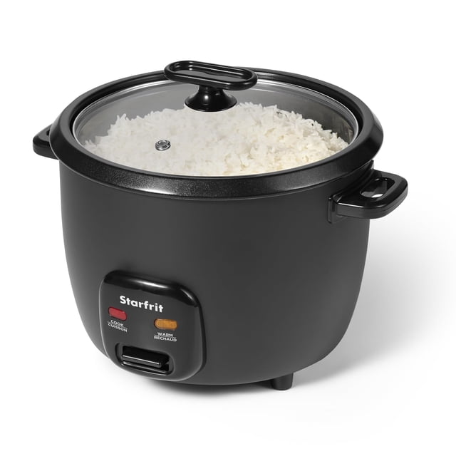 Starfrit Electric Rice Cooker – 20 Cups Cooked Rice – Ceramic Non-Stick Coating without PFAS – Ste