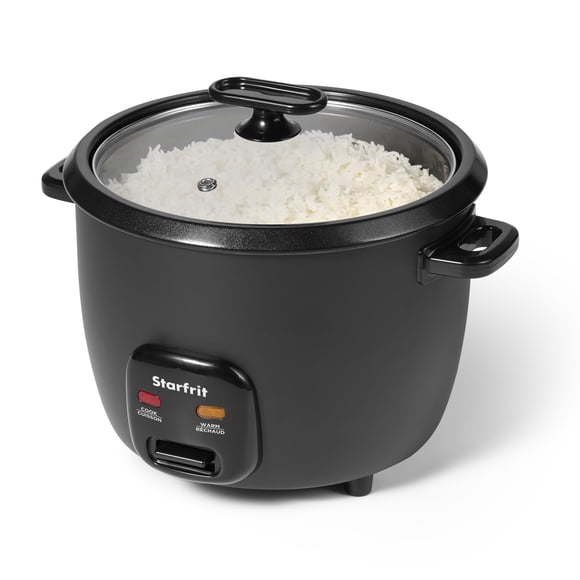 Starfrit Electric Rice Cooker – 20 Cups Cooked Rice – Ceramic Non-Stick Coating without PFAS – Ste