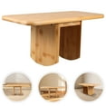thumbnail image 1 of WHAMVOX Posture Correction Kneeling Office Chair Light Brown Bamboo For Adults Home Use 1Set, 1 of 6