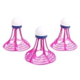 thumbnail image 2 of Flmtop 3Pcs Windproof Badminton Balls Outdoor Student Sports Training Shuttlecocks, 2 of 10