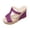 Purple Sandals, variant on Womens Platform Wedge Sandals Slides Denim Fashion Strappy Espadrilles Heels Sandals Dressy Summer Open Toe Comfortable Slip Purple Sandals 43
